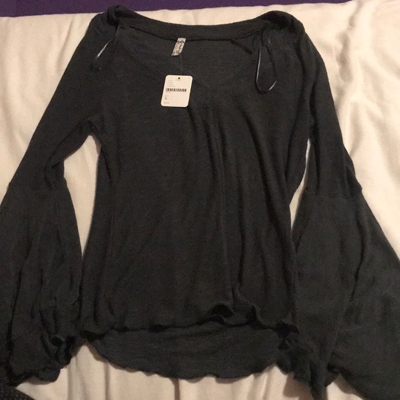 Green Free People Long sleeve - Picture 8 of 12